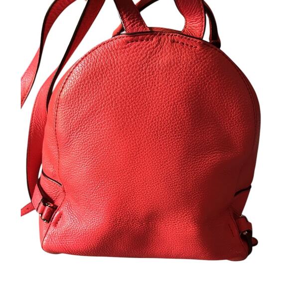 Kate Spade Jackson Pebbled Leather Stoplight Red Medium Backpack - Picture 3 of 11